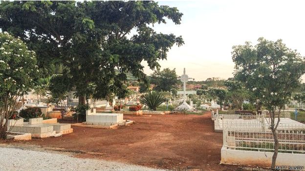 Cementerio en el municipio de Xambioá en el estado de Tocantins