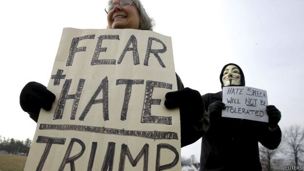 Protestas contra Trump en Iowa