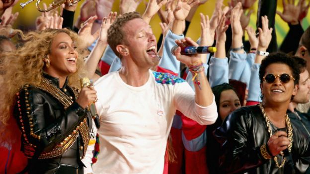 Coldplay, Beyoncé y Bruno Mars