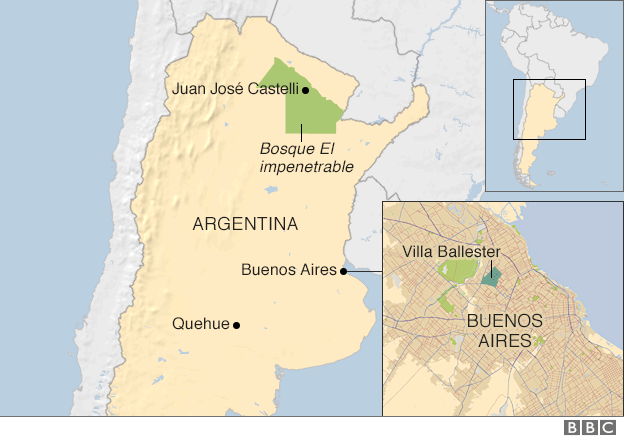 Mapa de Argentina