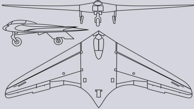 Diseño del Horten Ho 229