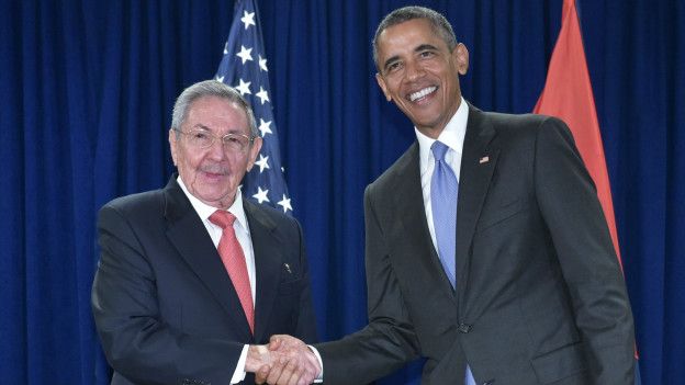 Raúl Castro y Barack Obama