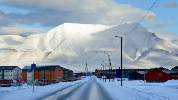 Longyearbyen, en Noruega