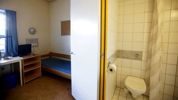 Celda de prisión donde se aloja Breivik