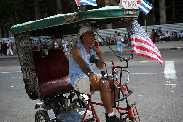 Bicitaxi en Cuba