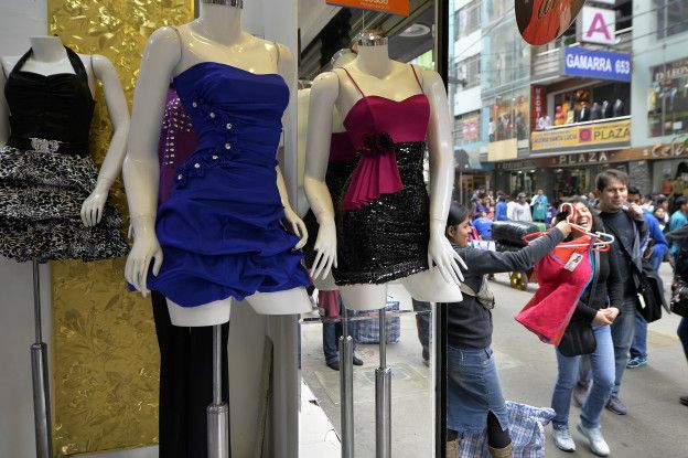 Gamarra, mercado de ropa de Lima