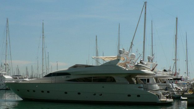 Un yate de lujo