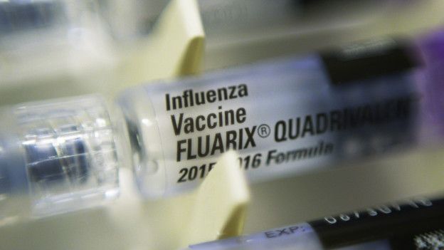 Vacuna contra la influenza.
