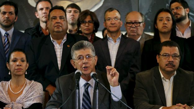Diputados de la oposición venezolana