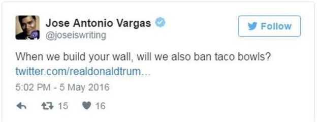 José Antonio Vargas, productor de televisión estadounidense de origen filipino también respondió en contra