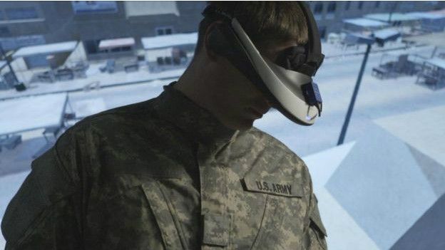 El ejército de Estados Unidos utiliza la realidad virtual para sus entrenamientos.