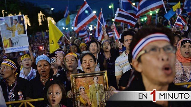 Manifestantes en Bangkok