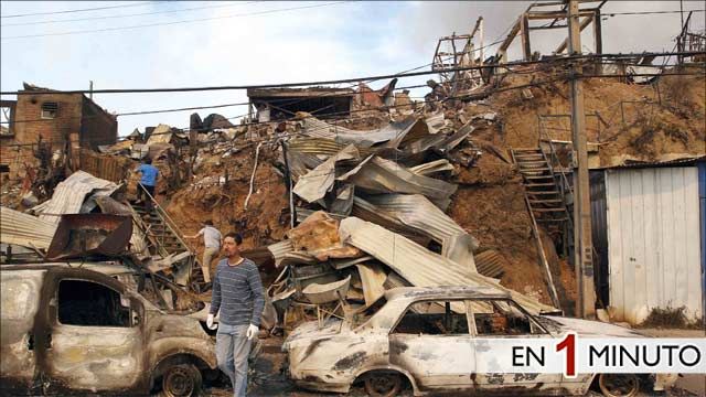 Edificios en ruinas en Valparaíso