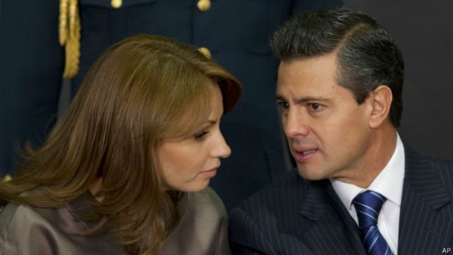 Angélica Rivera y Enrique Peña Nieto