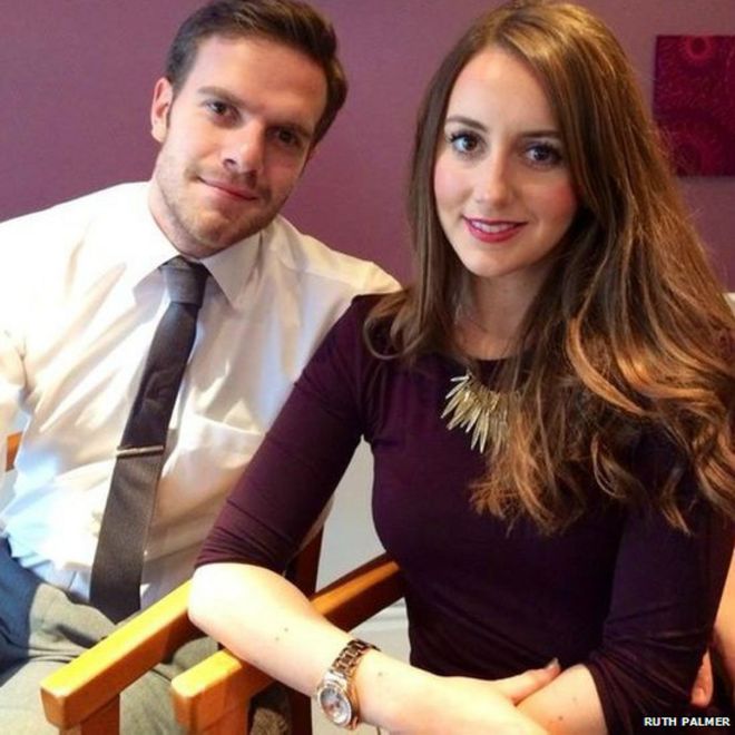 Ruth Palmer y su marido Benjamin Graves