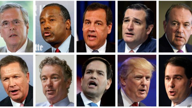 Precandidatos republicanos en debate