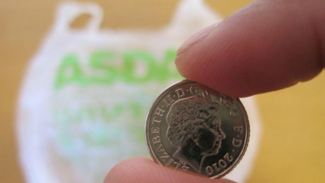 Tas plastik di Inggris tak lagi gratis