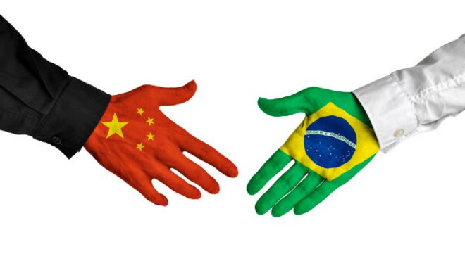 Resultado de imagem para china e brasil