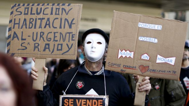 Manifestación en España