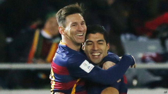 Messi y Suárez