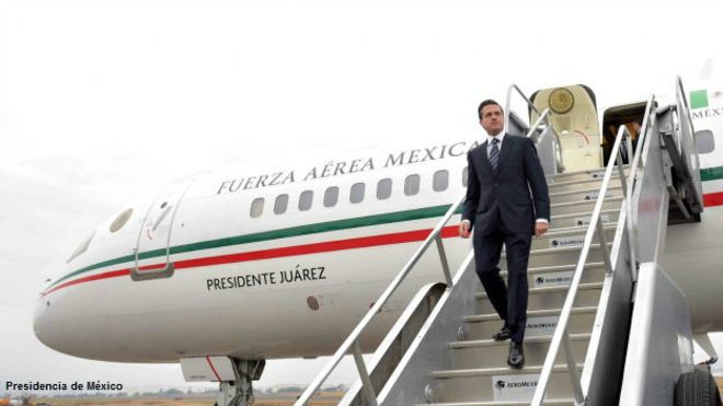 Avión presidencial de México. 