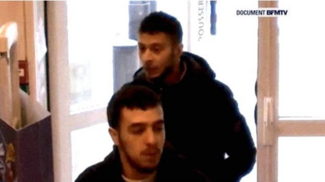 Imágenes de CCTV cámara de Salah Abdeslam