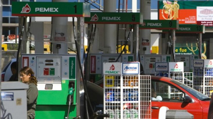 Gasolinera en México